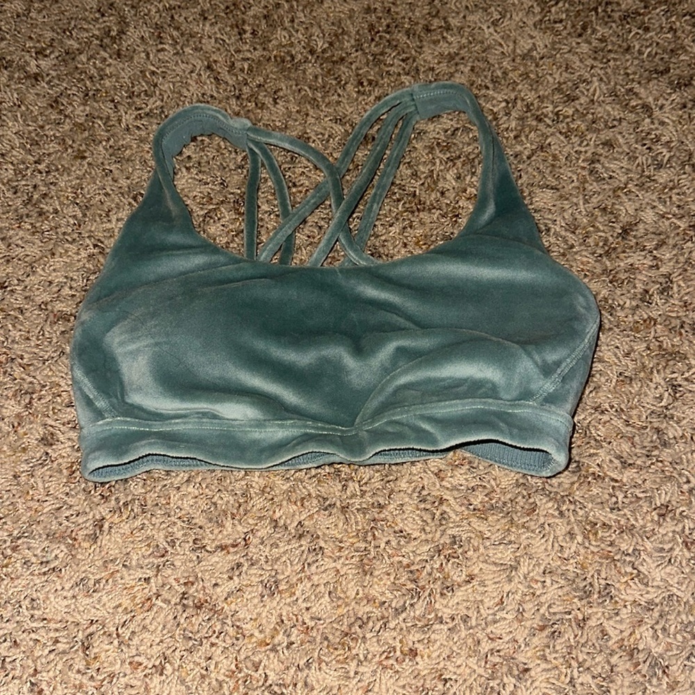 Victoria secret velvet sports bra